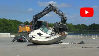 Salvage Boat Junkyard Buy Used Boat Hurricane
